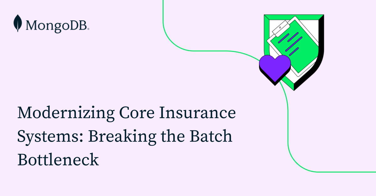 现代化核心保险系统：打破批处理瓶颈